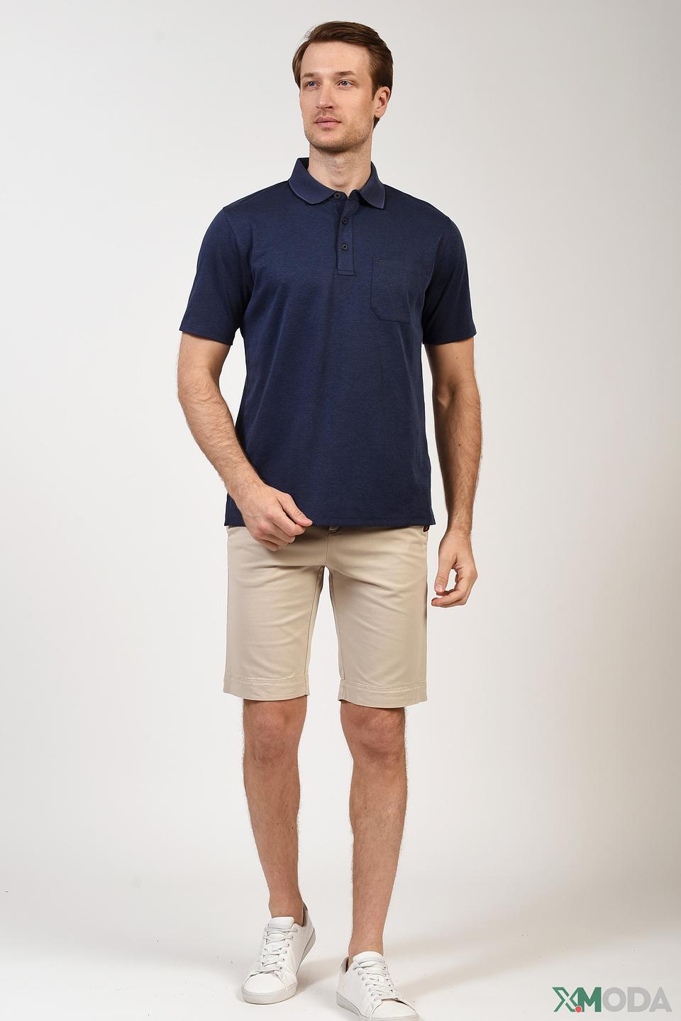 Поло Casa Moda men темно-синее