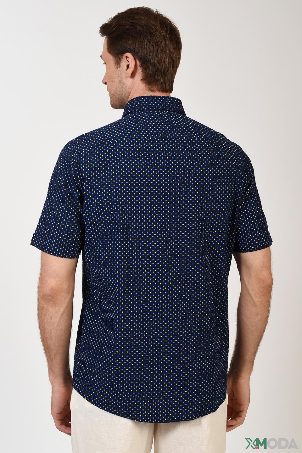 Рубашка кр Casa Moda в горошек