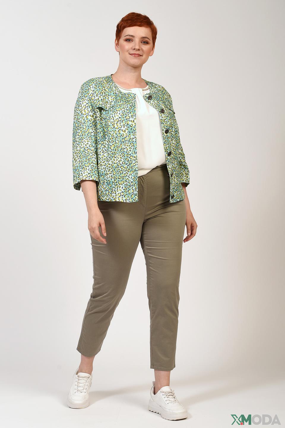 Жакет Lebek с леопардовым принтом