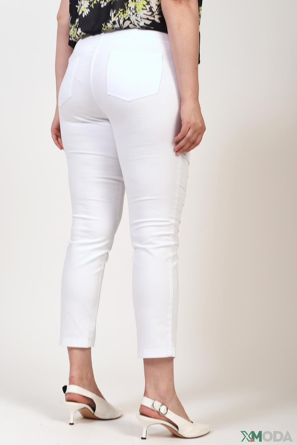 Брюки Eugen Klein белые укороченные