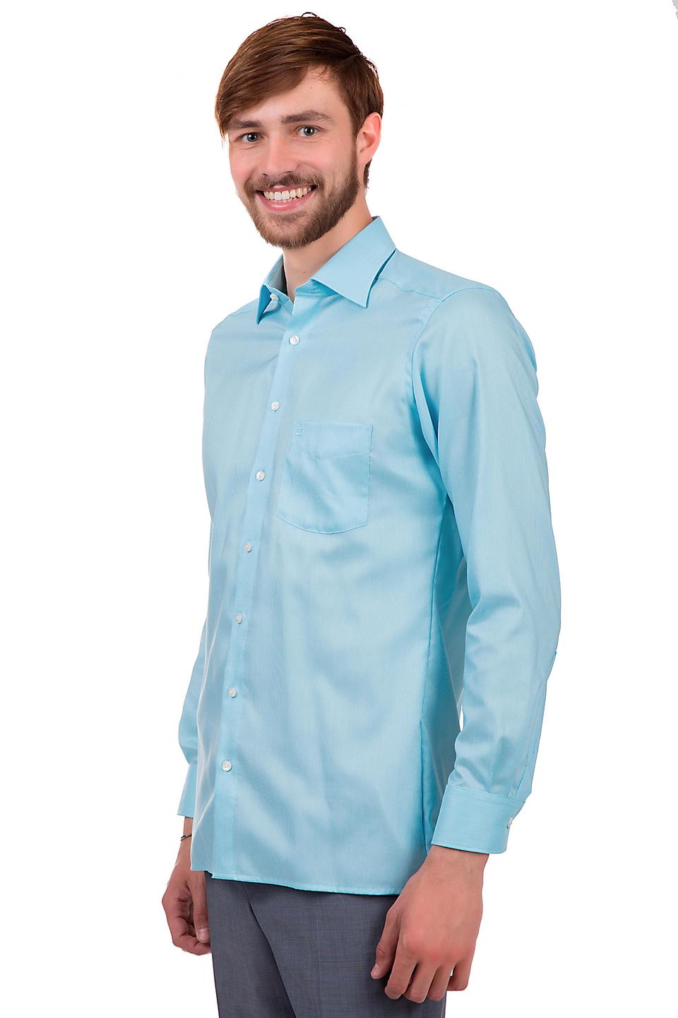 Рубашка Olymp голубая приталенная