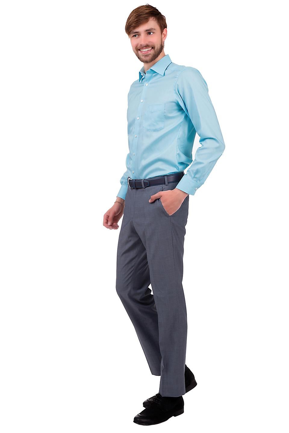 Рубашка Olymp голубая приталенная