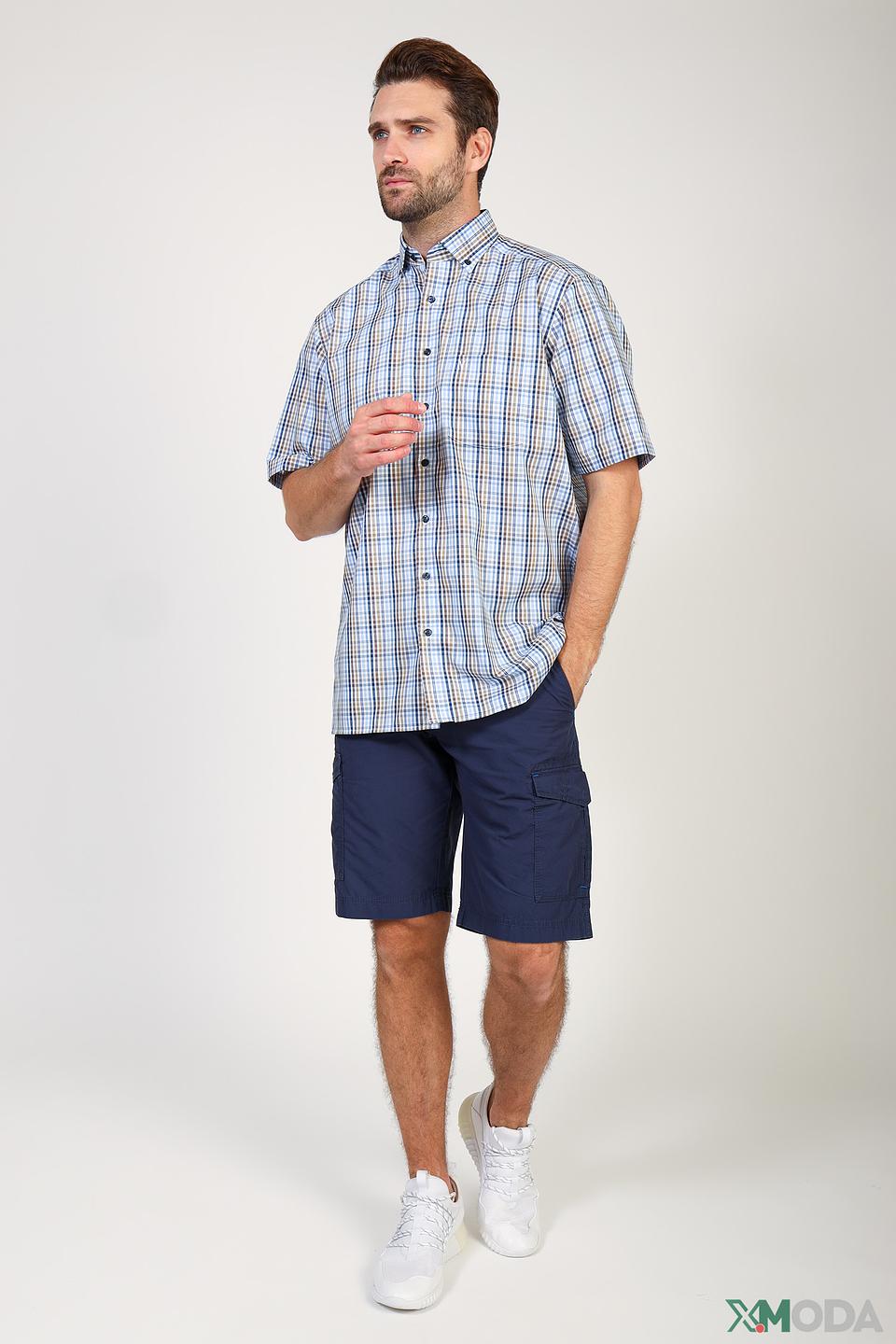 Рубашка кр Marvelis в клетку