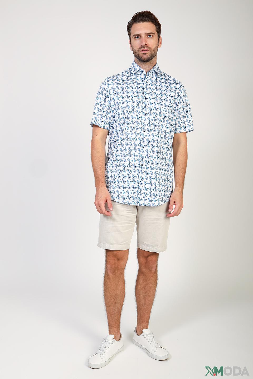 Рубашка кр Venti с цветочным принтом