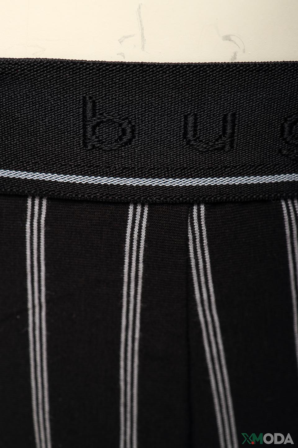 Трусы Bugatti ACC мужские черные в полоску