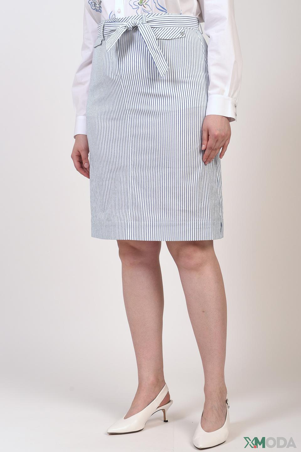 Юбка Basler в полоску с поясом