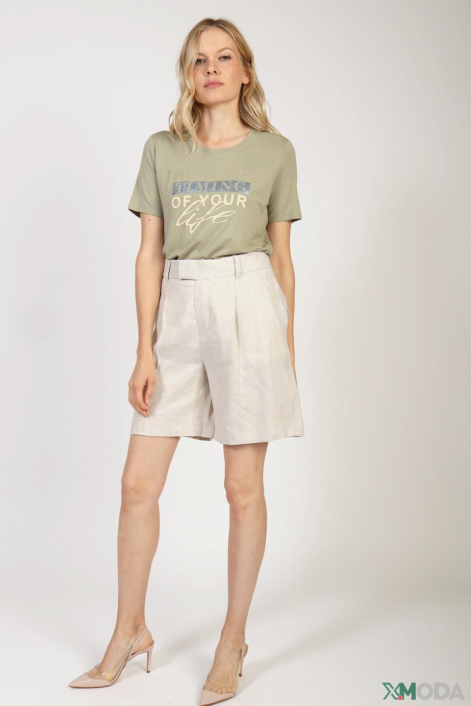 Шорты Set женские бежевые