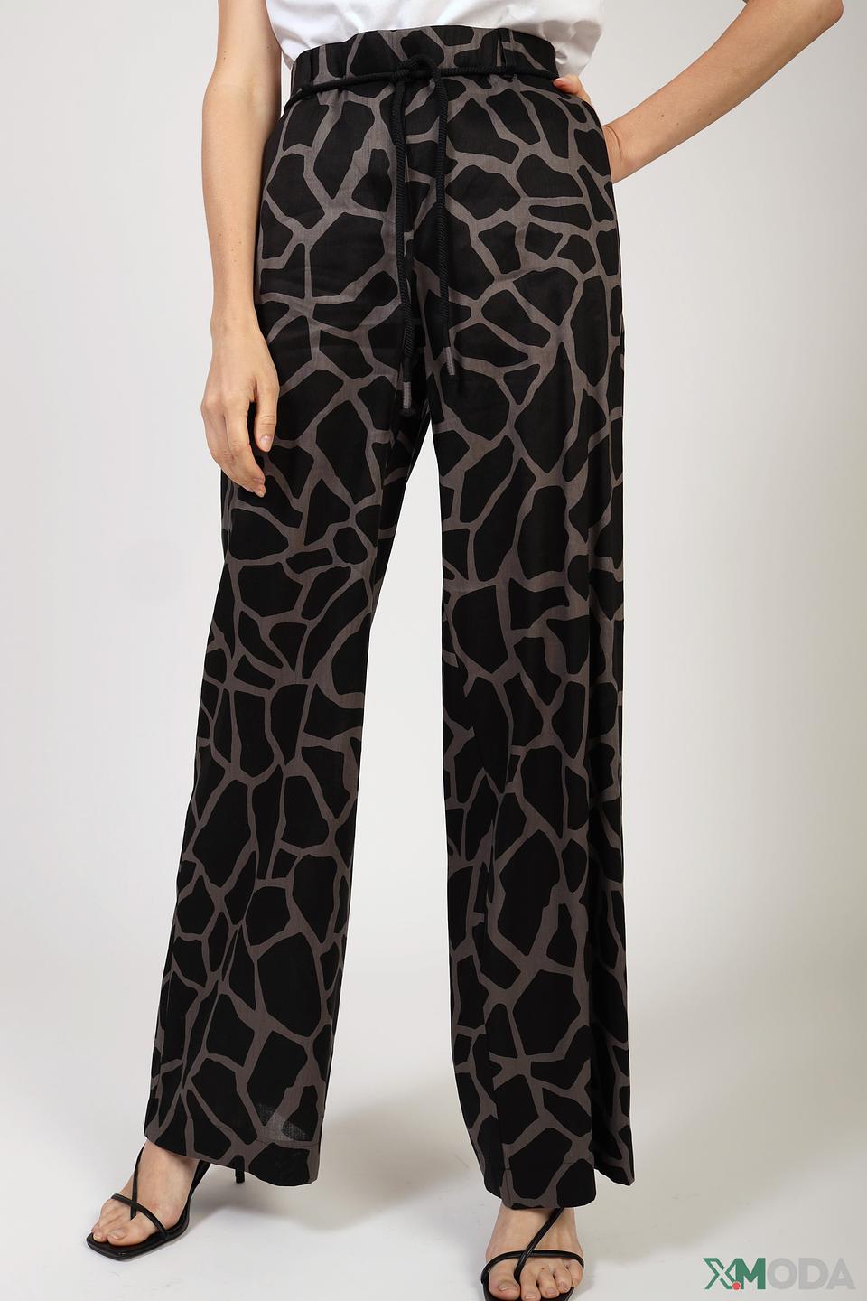 Брюки Marc Cain с принтом под леопарда