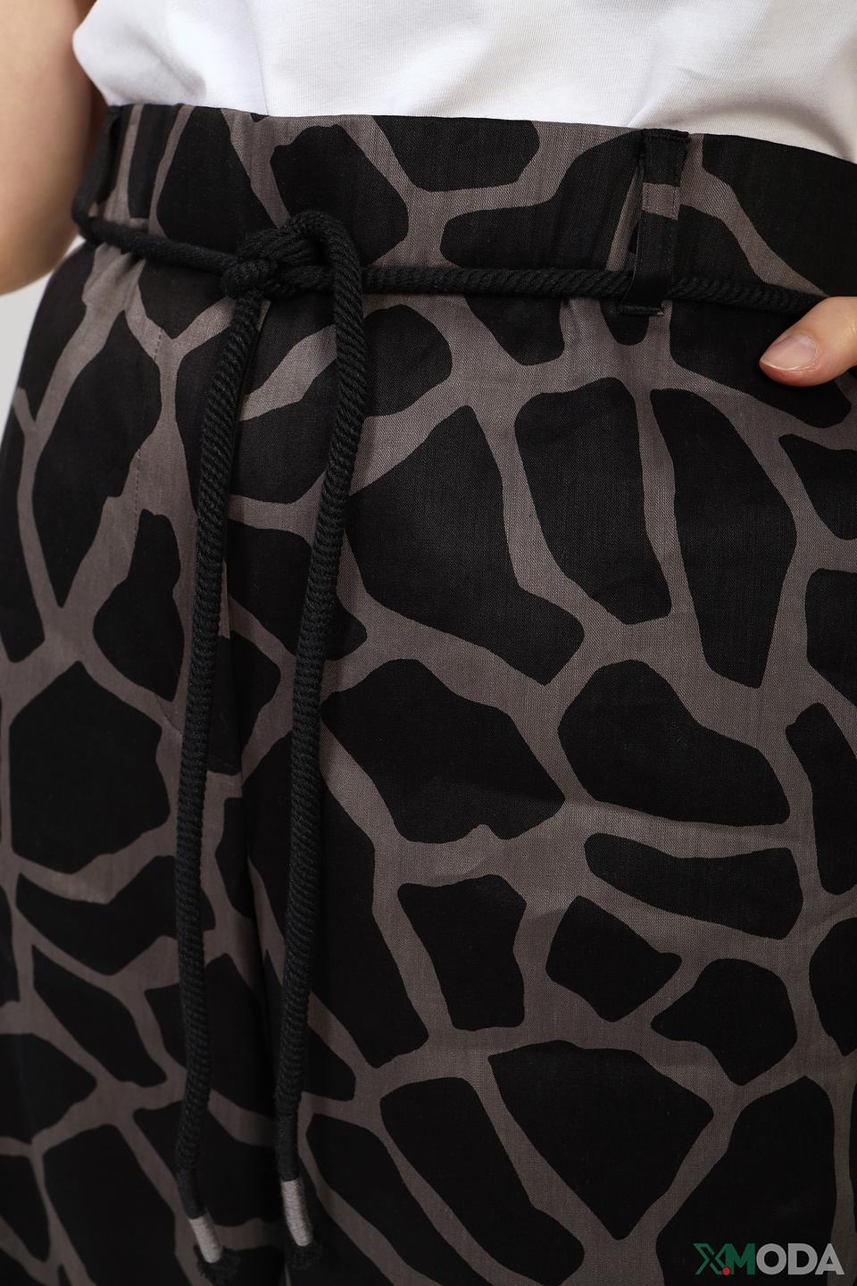 Брюки Marc Cain с принтом под леопарда