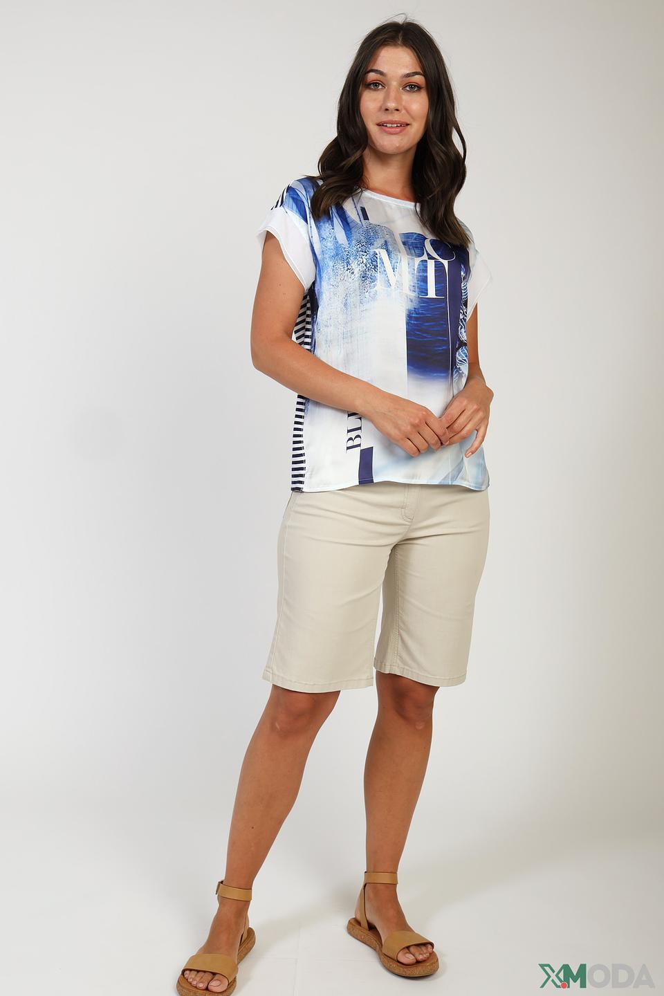 Футболка Lecomte с принтом