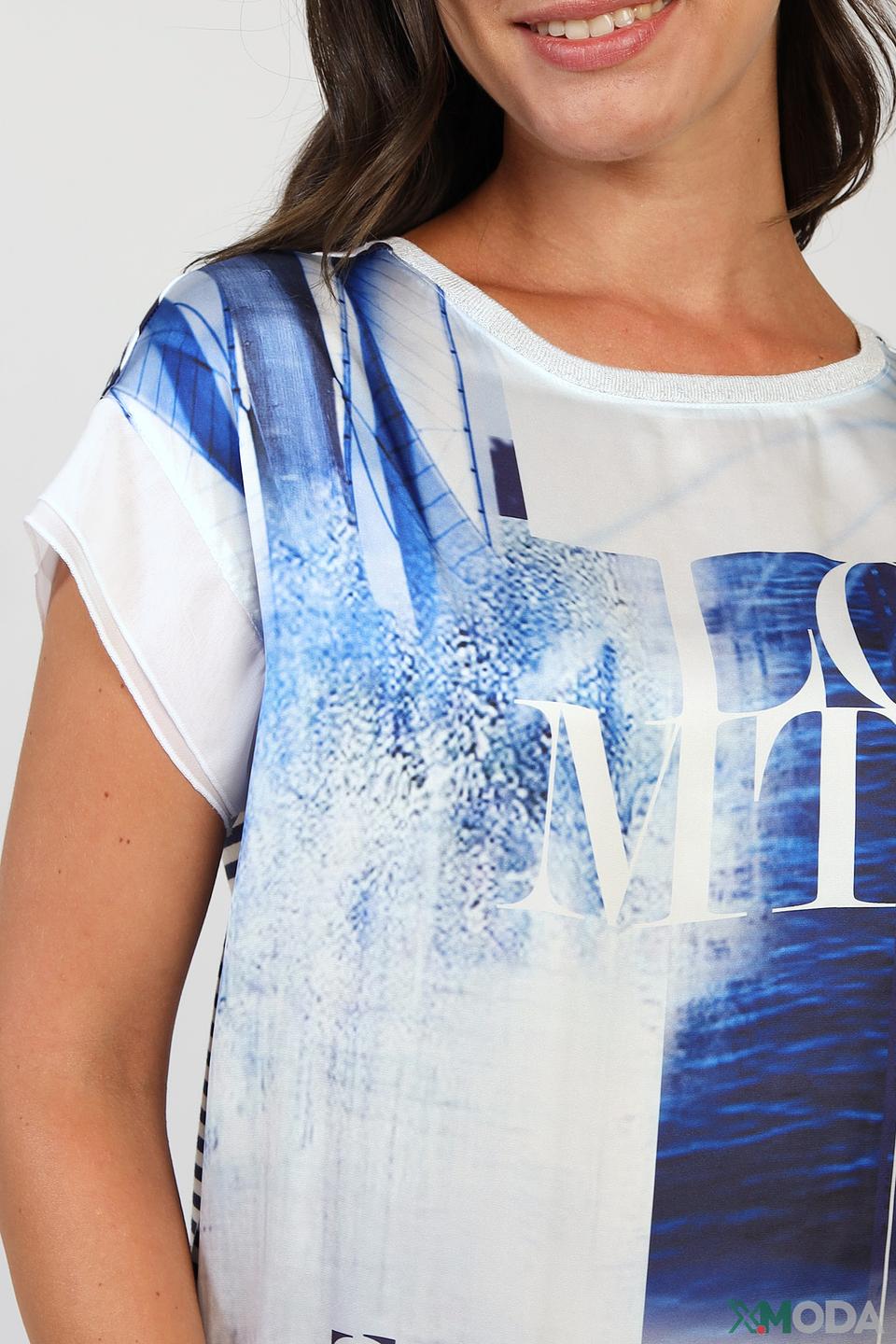 Футболка Lecomte с принтом