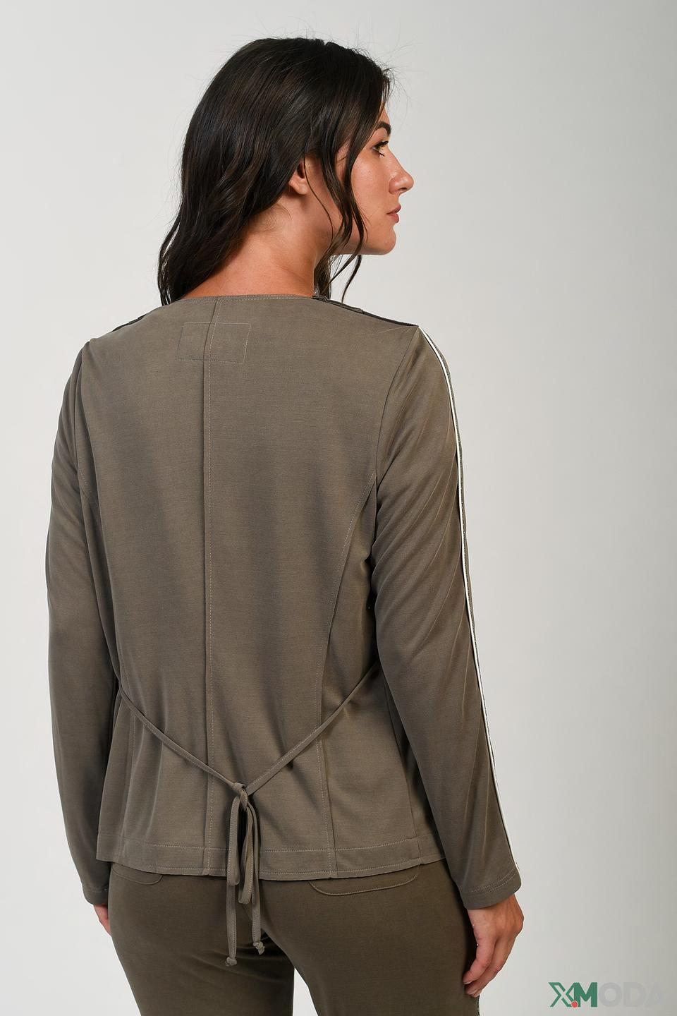 Кардиган SE Stenau хаки с полоской