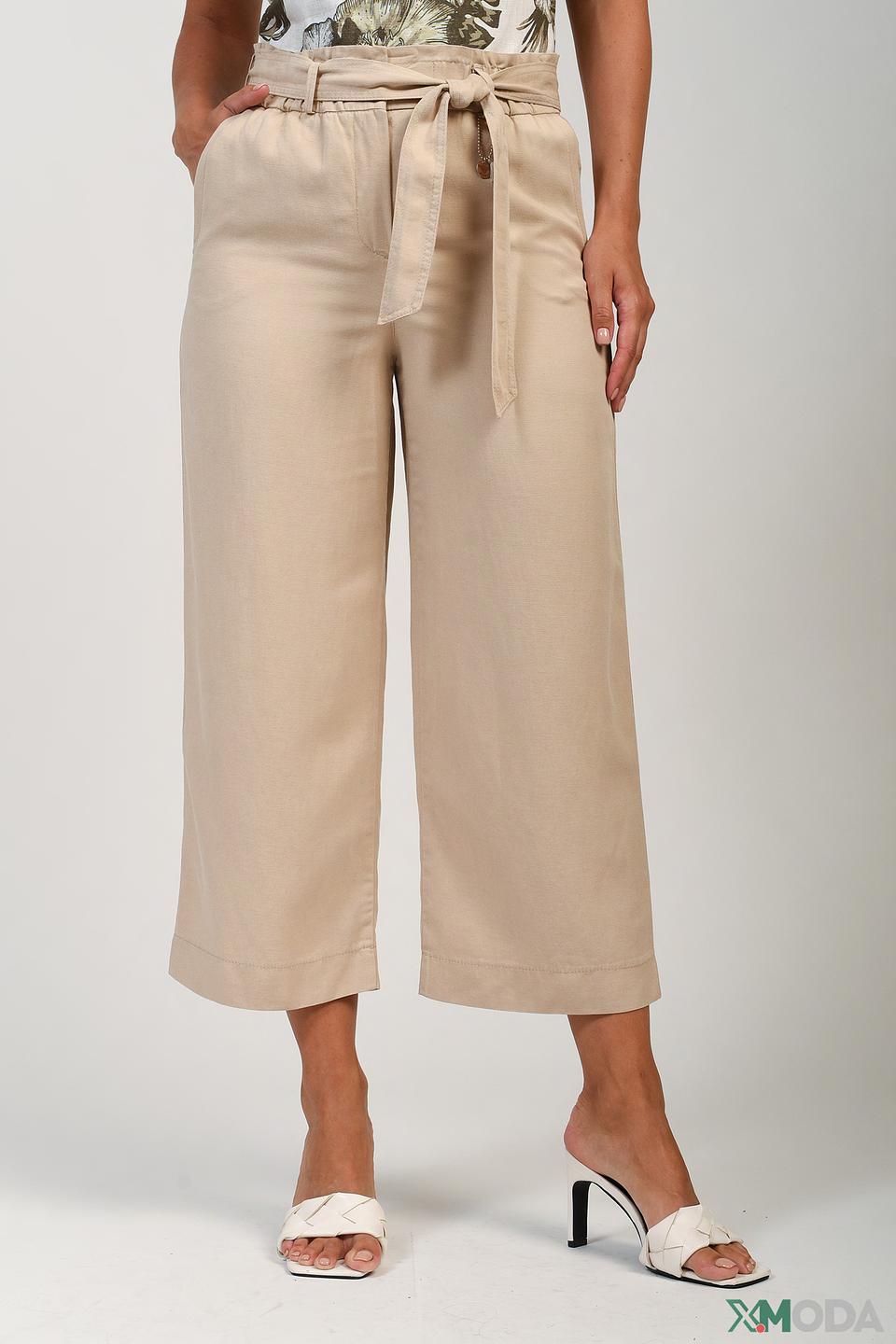 Брюки кюлоты Bianca бежевые