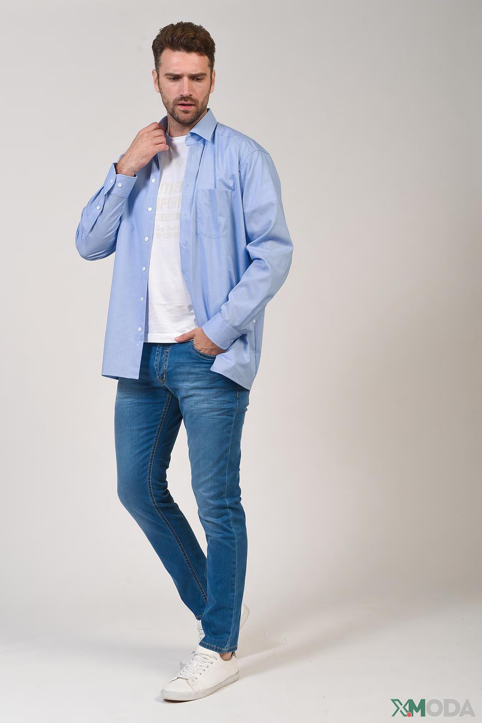 Джинсы Hattric Slim Fit синие