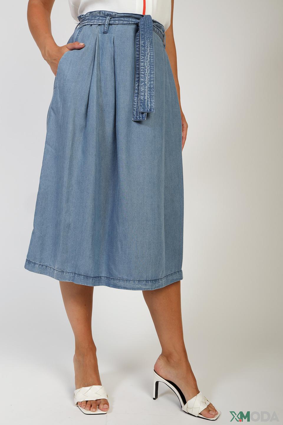 Юбка Gardeur деним с поясом