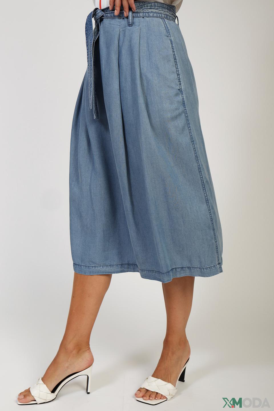 Юбка Gardeur деним с поясом