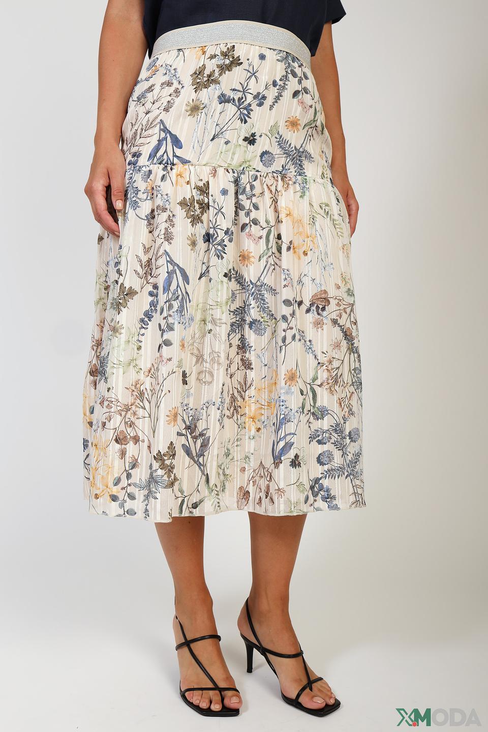 Юбка Lecomte с цветочным принтом