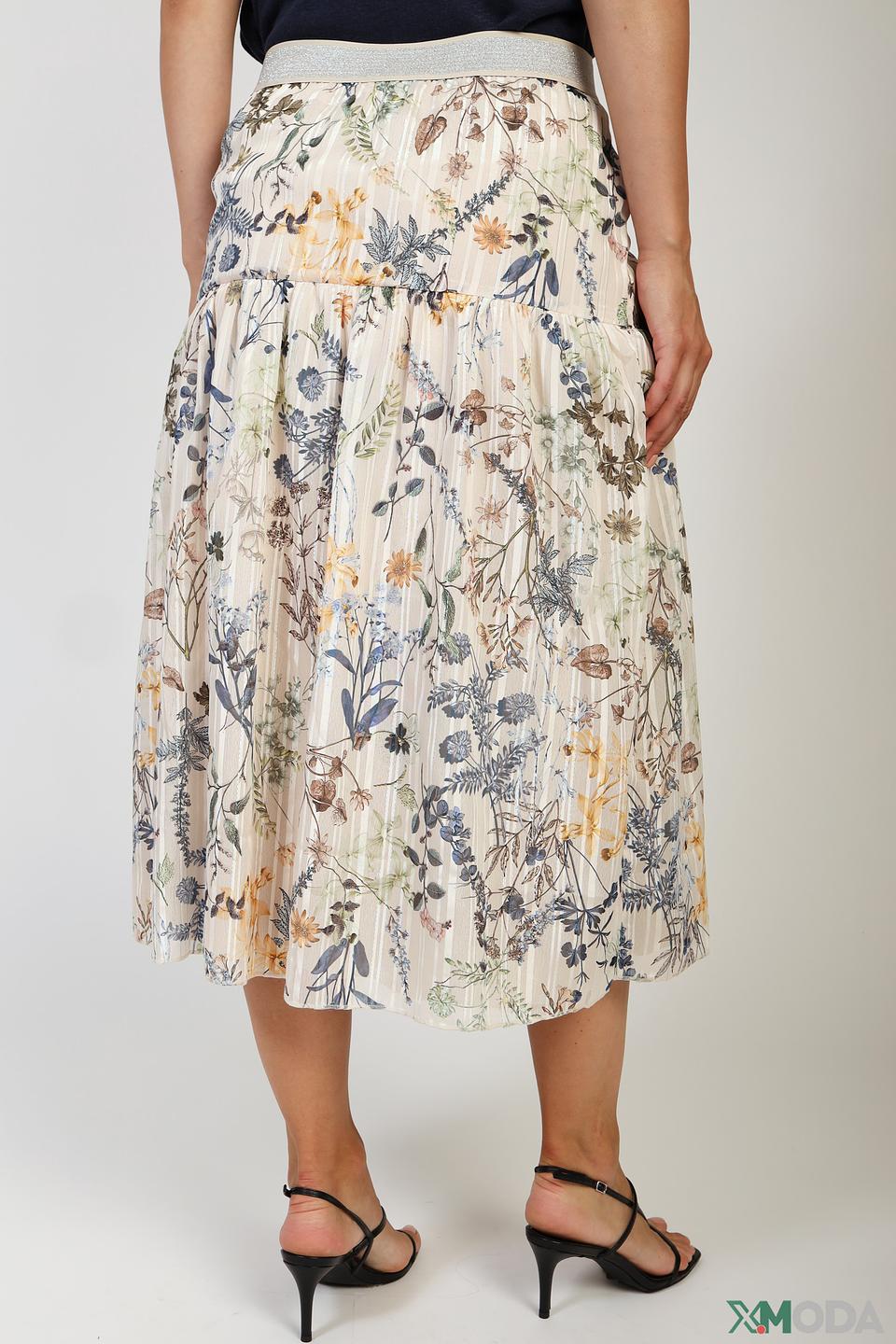 Юбка Lecomte с цветочным принтом