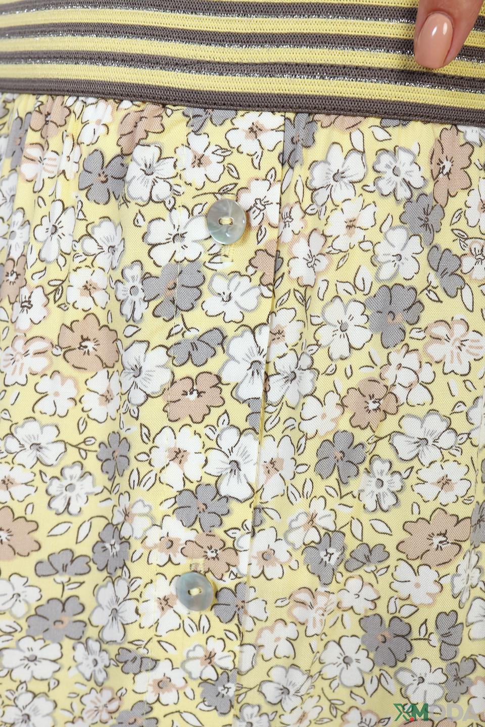 Юбка Bianca с цветочным принтом