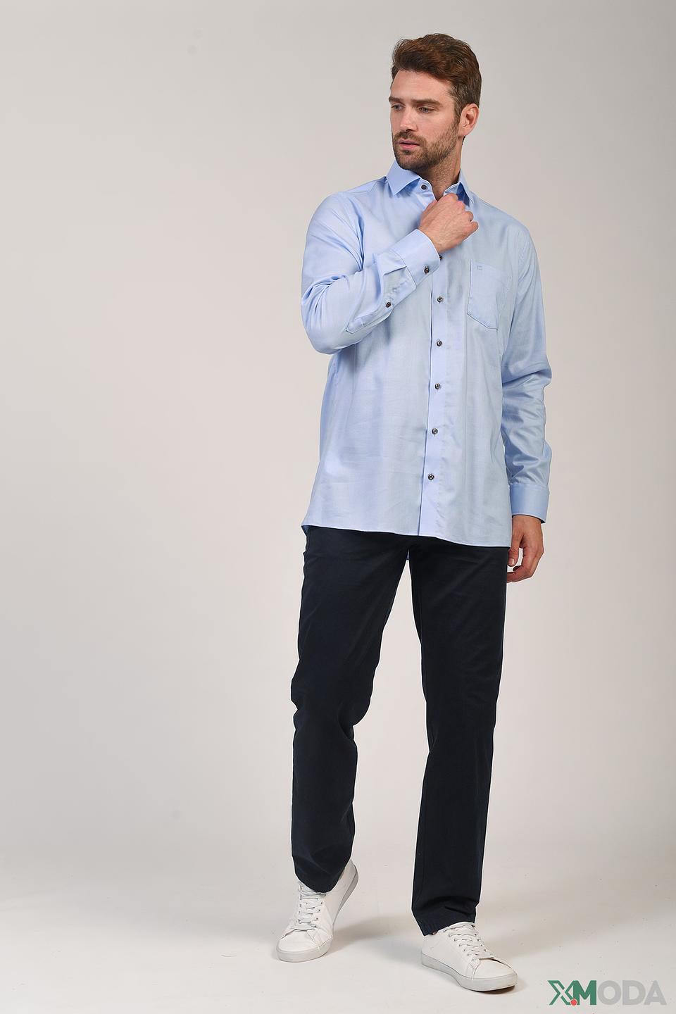 Рубашка Casa Moda голубая