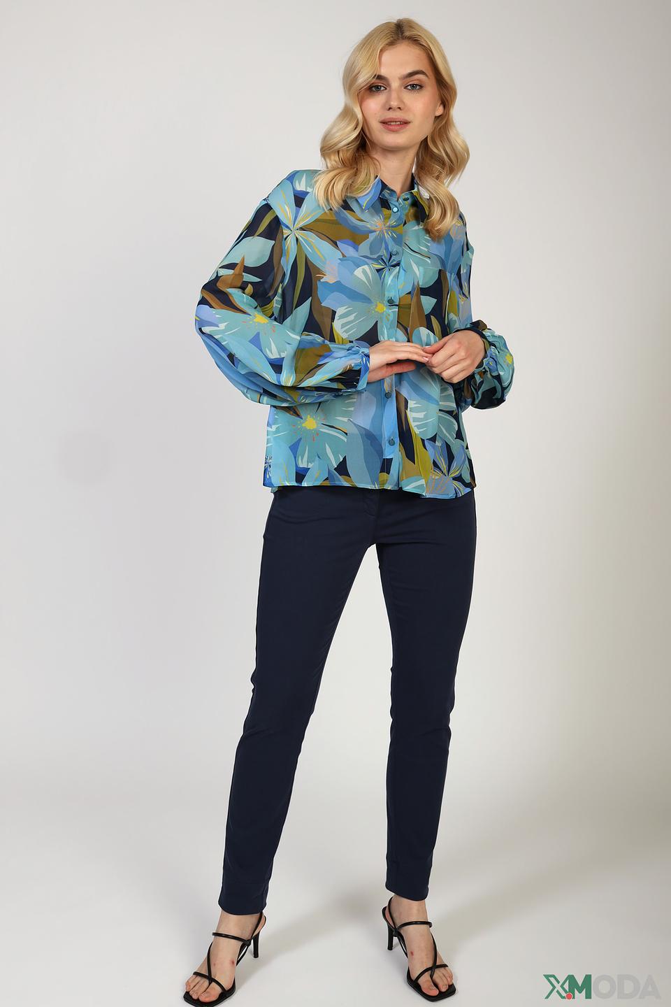 Джинсы скинни Luisa Cerano тёмно-синие