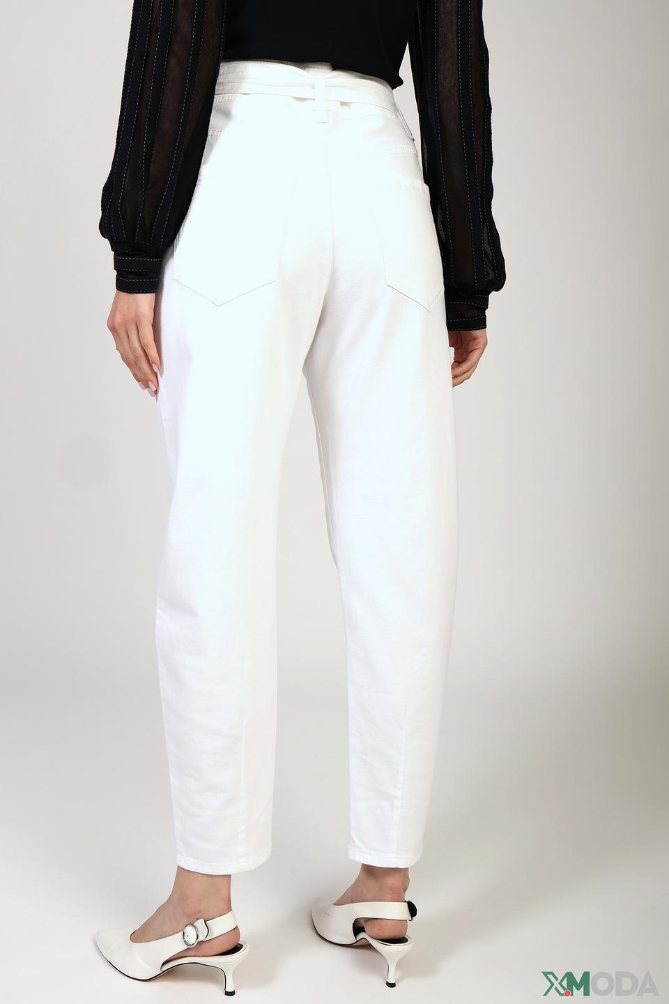 Джинсы Marc Cain с поясом белые