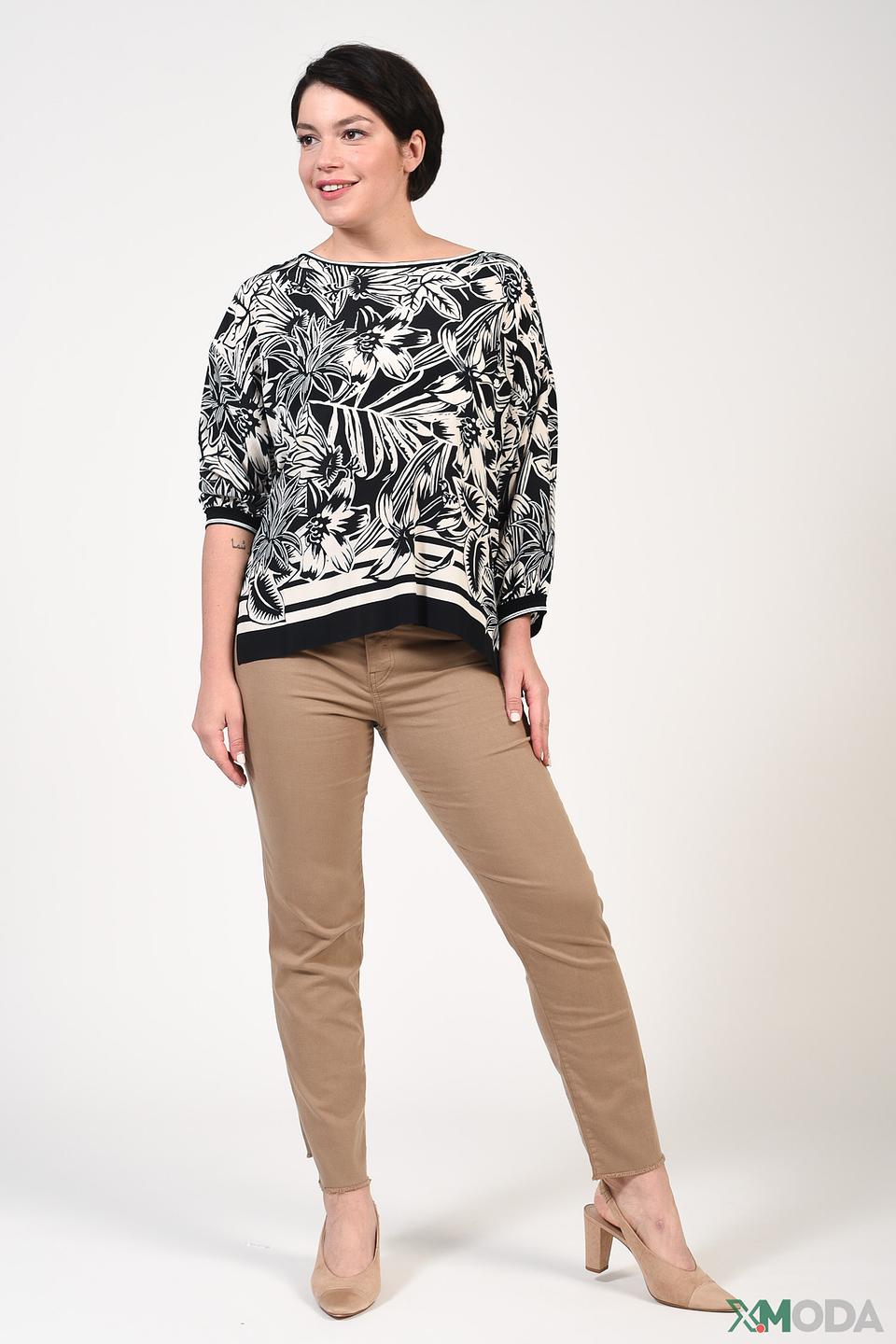 Блуза Marc Cain с цветочным принтом