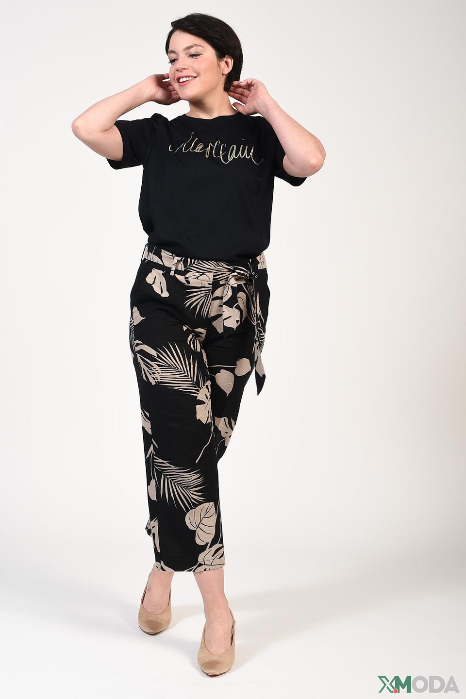 Брюки Cambio с принтом