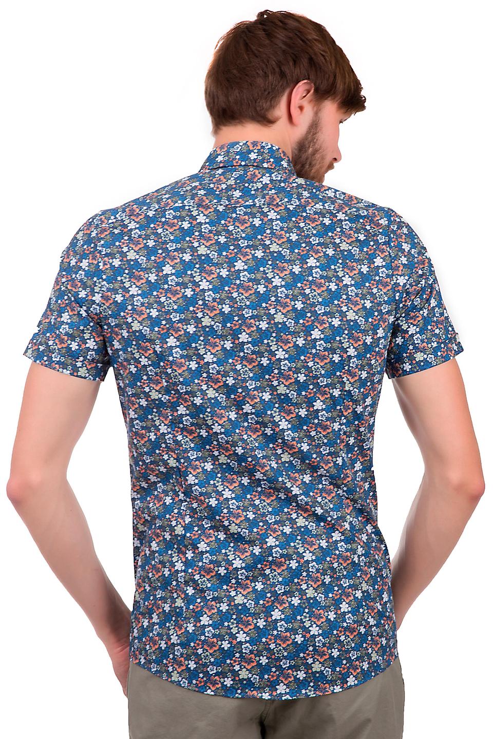 Рубашка Olymp с цветочным принтом