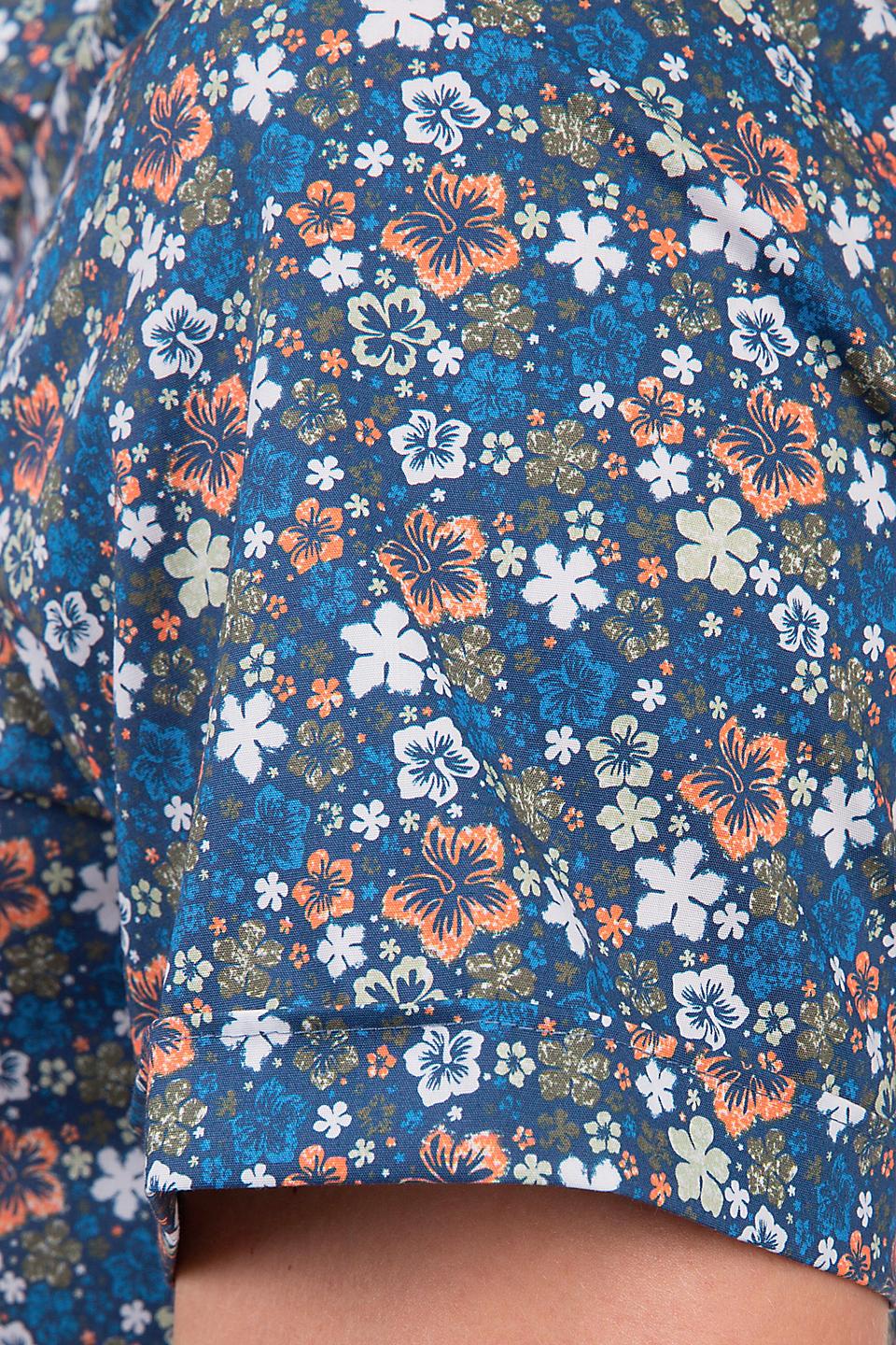 Рубашка Olymp с цветочным принтом