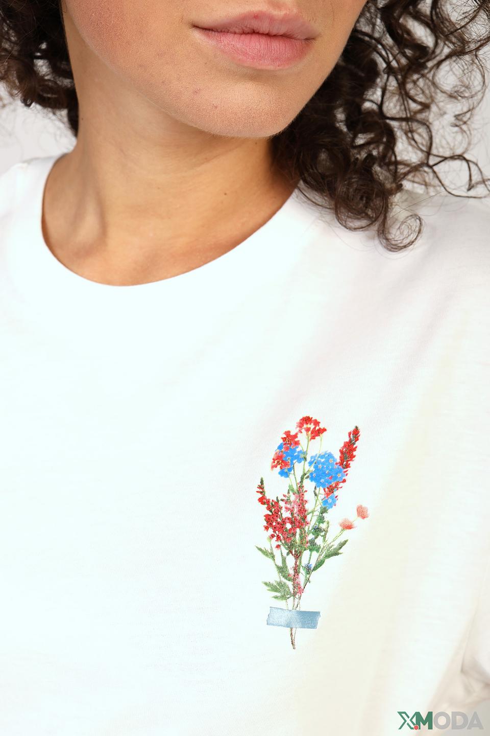 Футболка s.Oliver с цветочным принтом