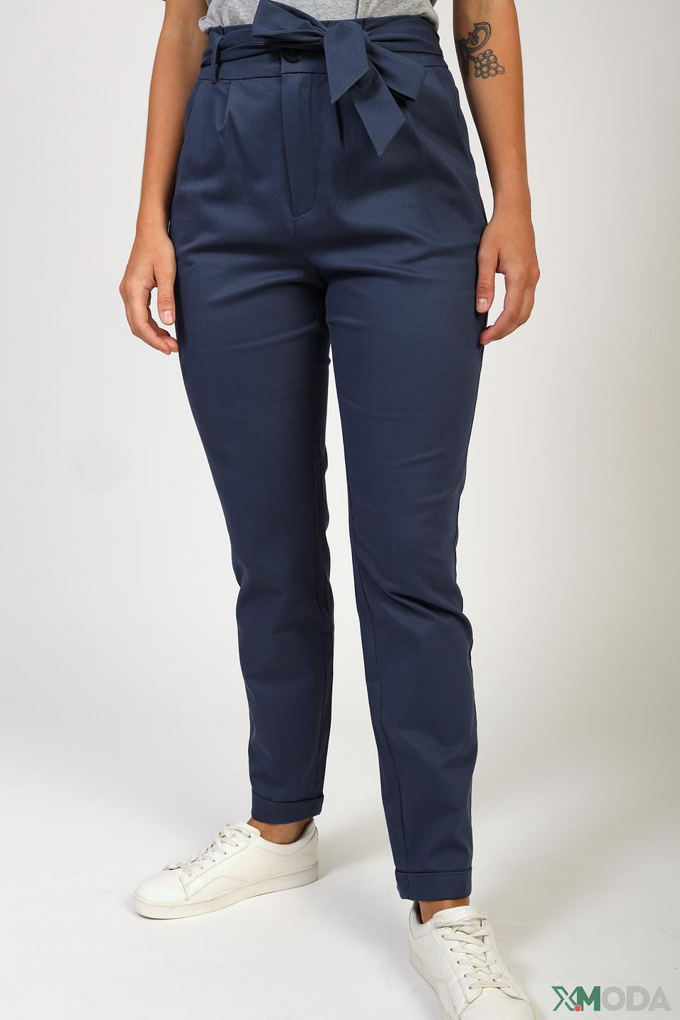 Брюки с поясом s.Oliver синие