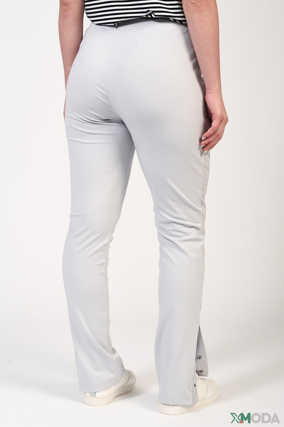 Брюки Marc Cain серые с разрезами