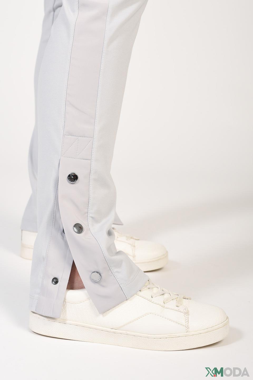 Брюки Marc Cain серые с разрезами