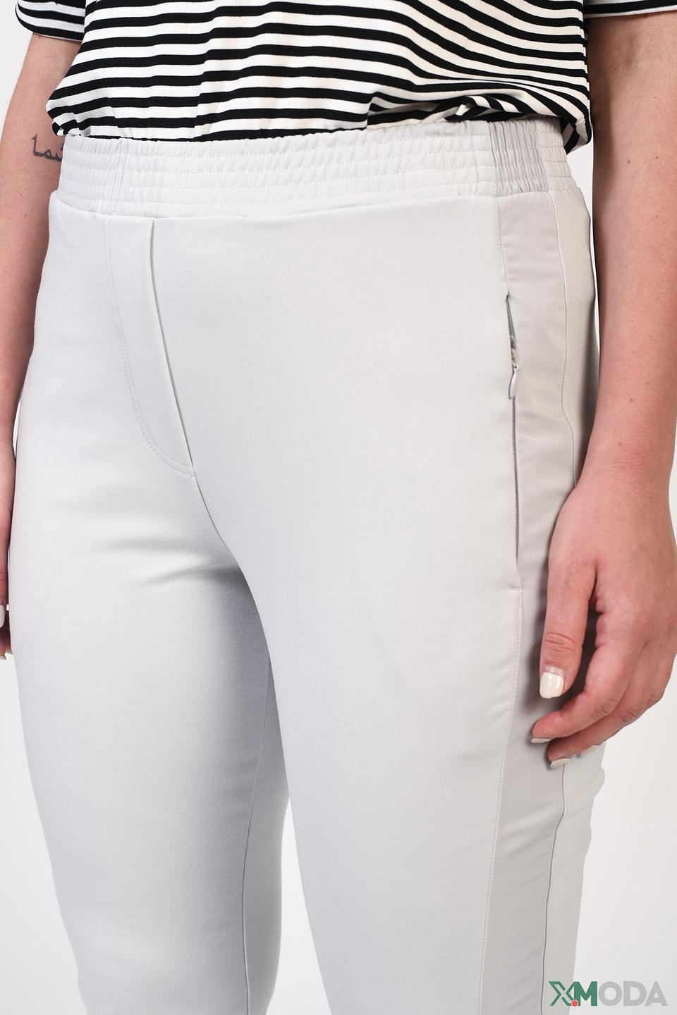 Брюки Marc Cain серые с разрезами