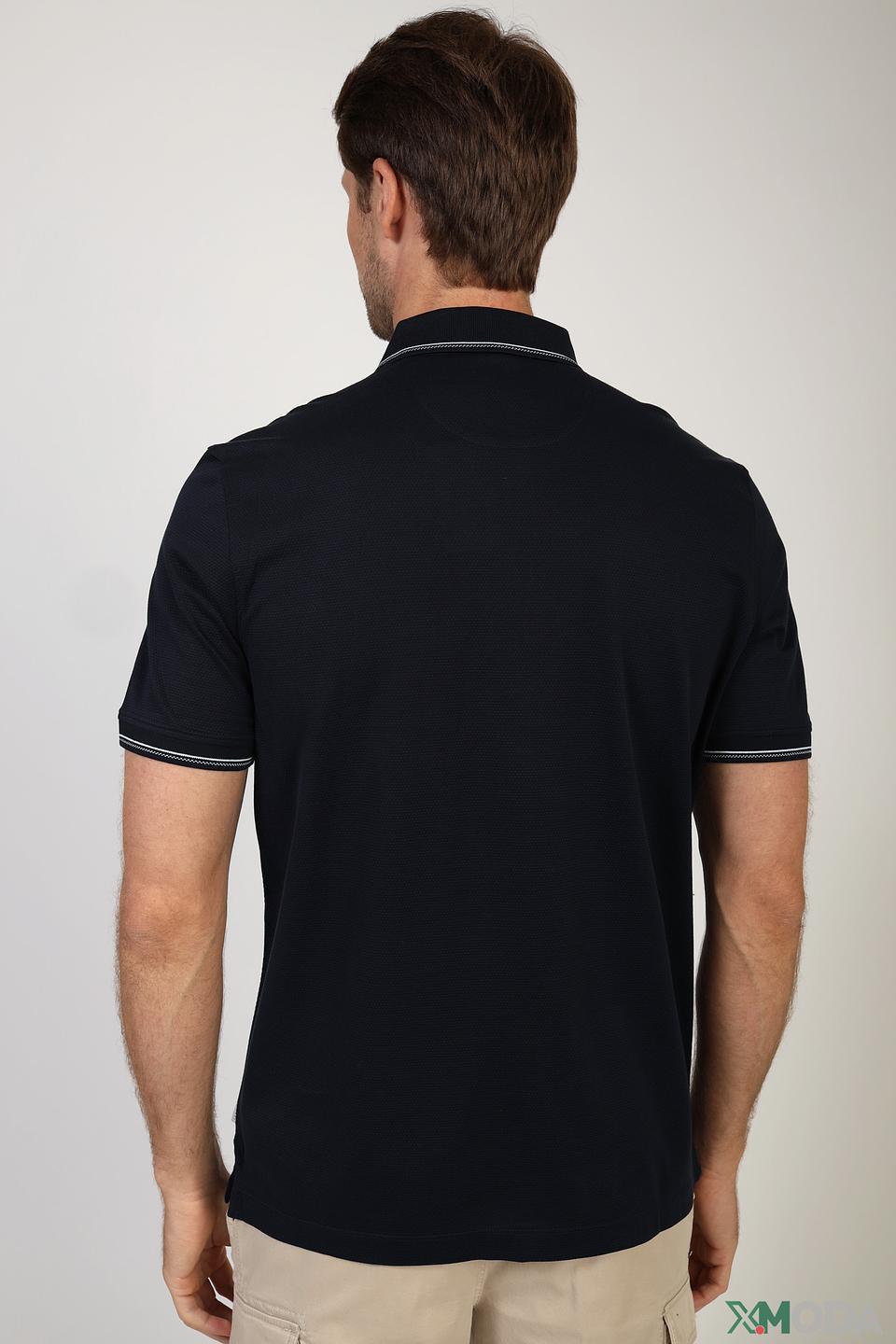 Поло Bugatti с белой отделкой