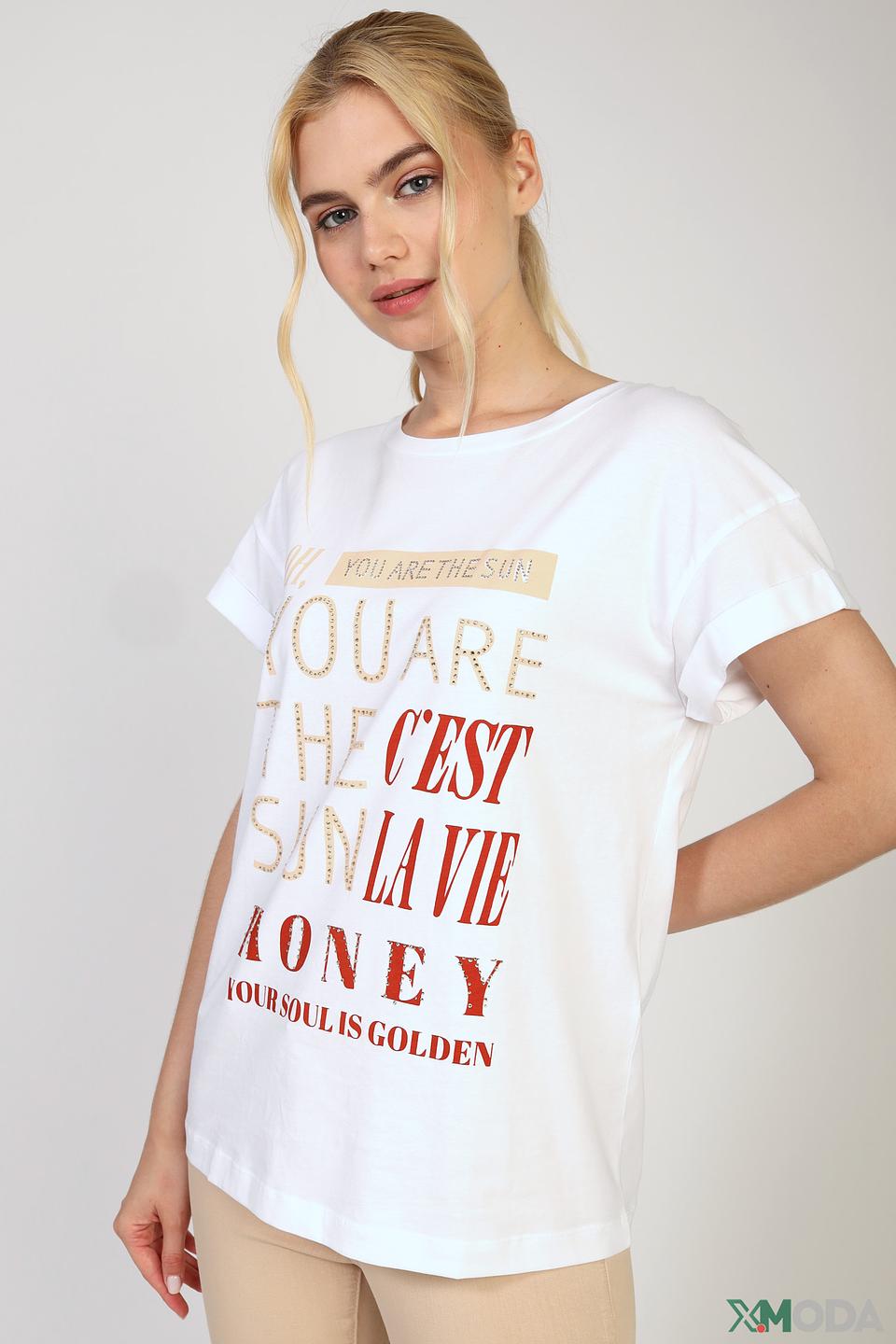 Футболка Rich and Royal с принтом