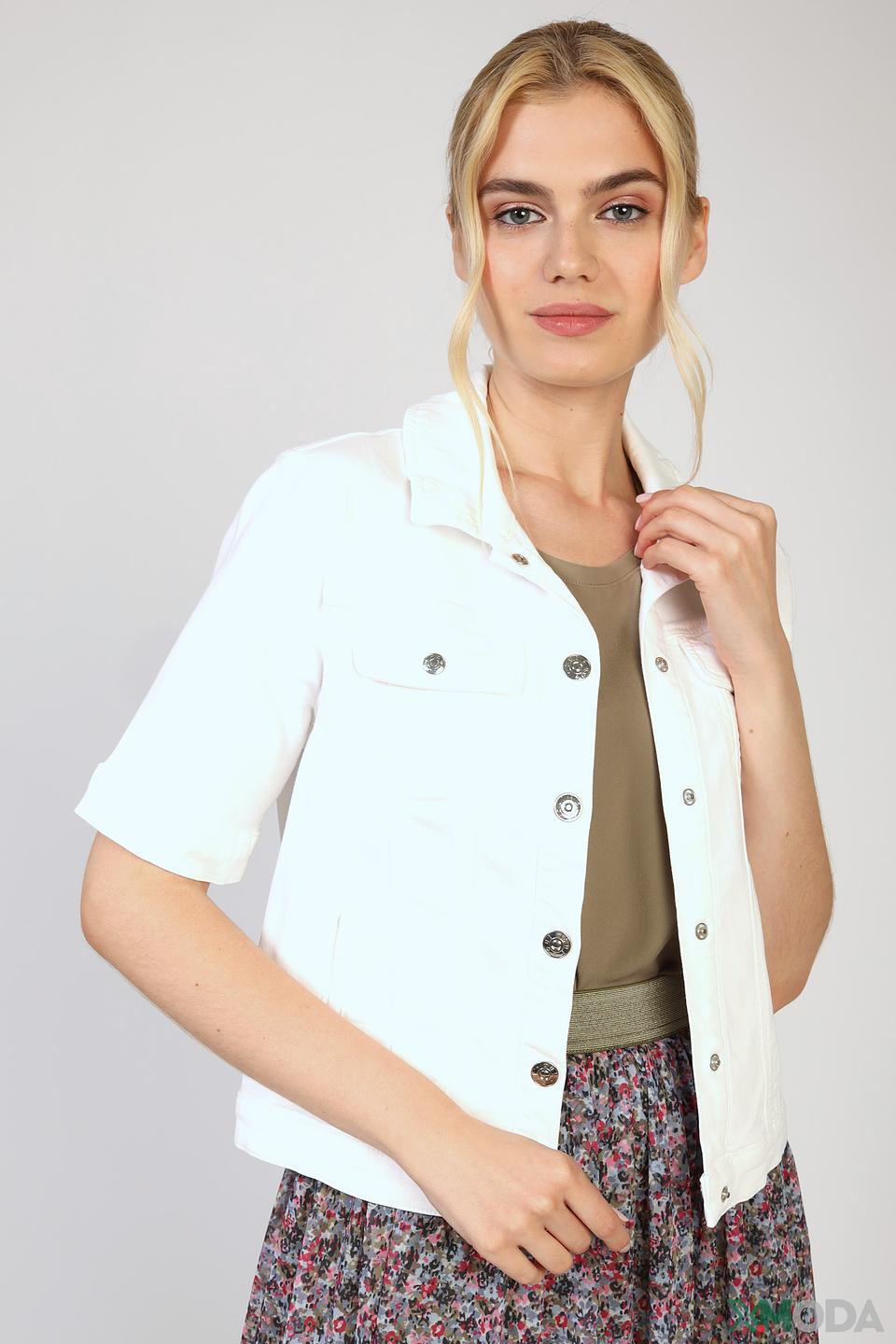 Жакет Oui короткий белый