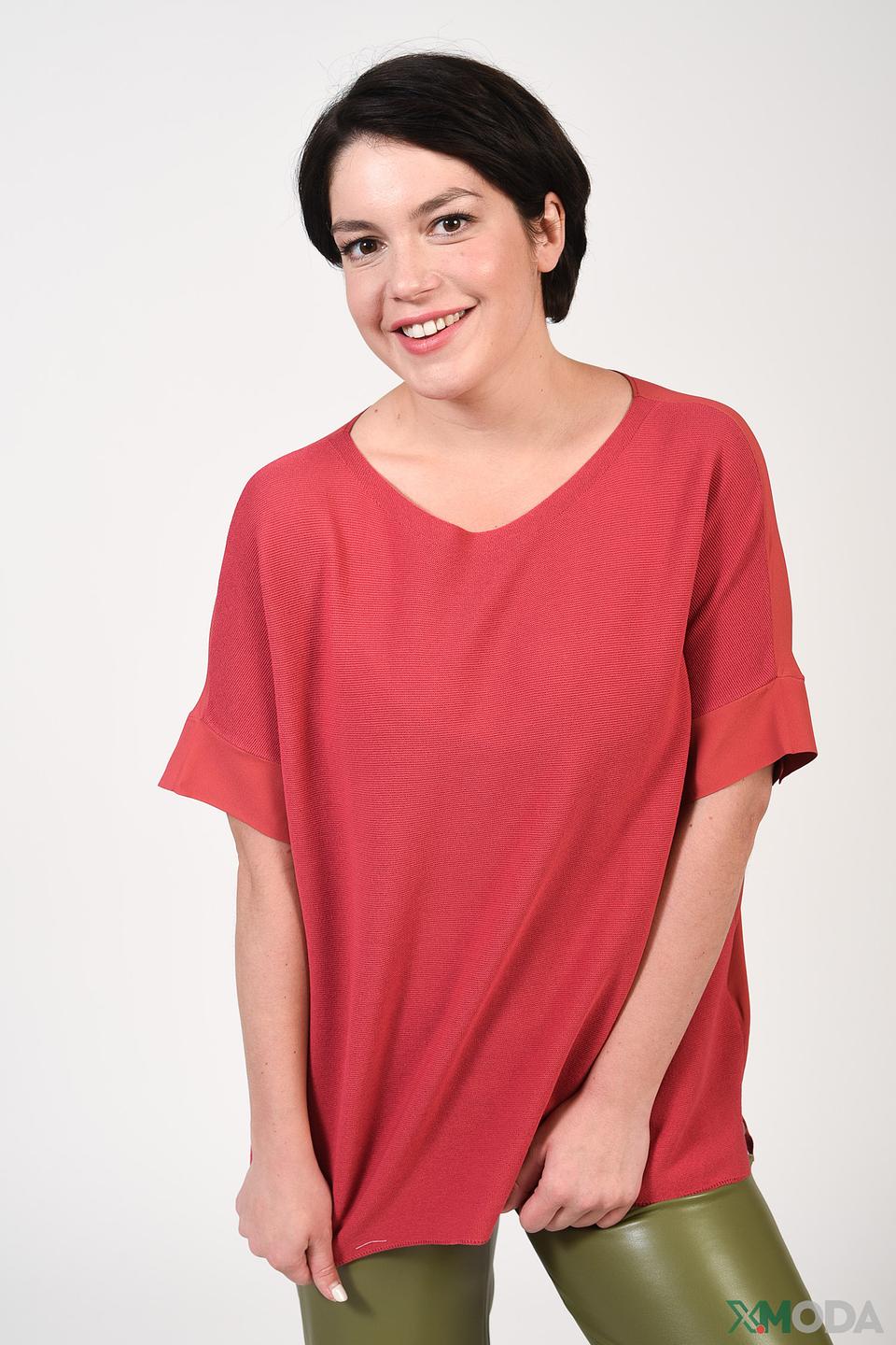 Блуза Luisa Cerano терракотовая