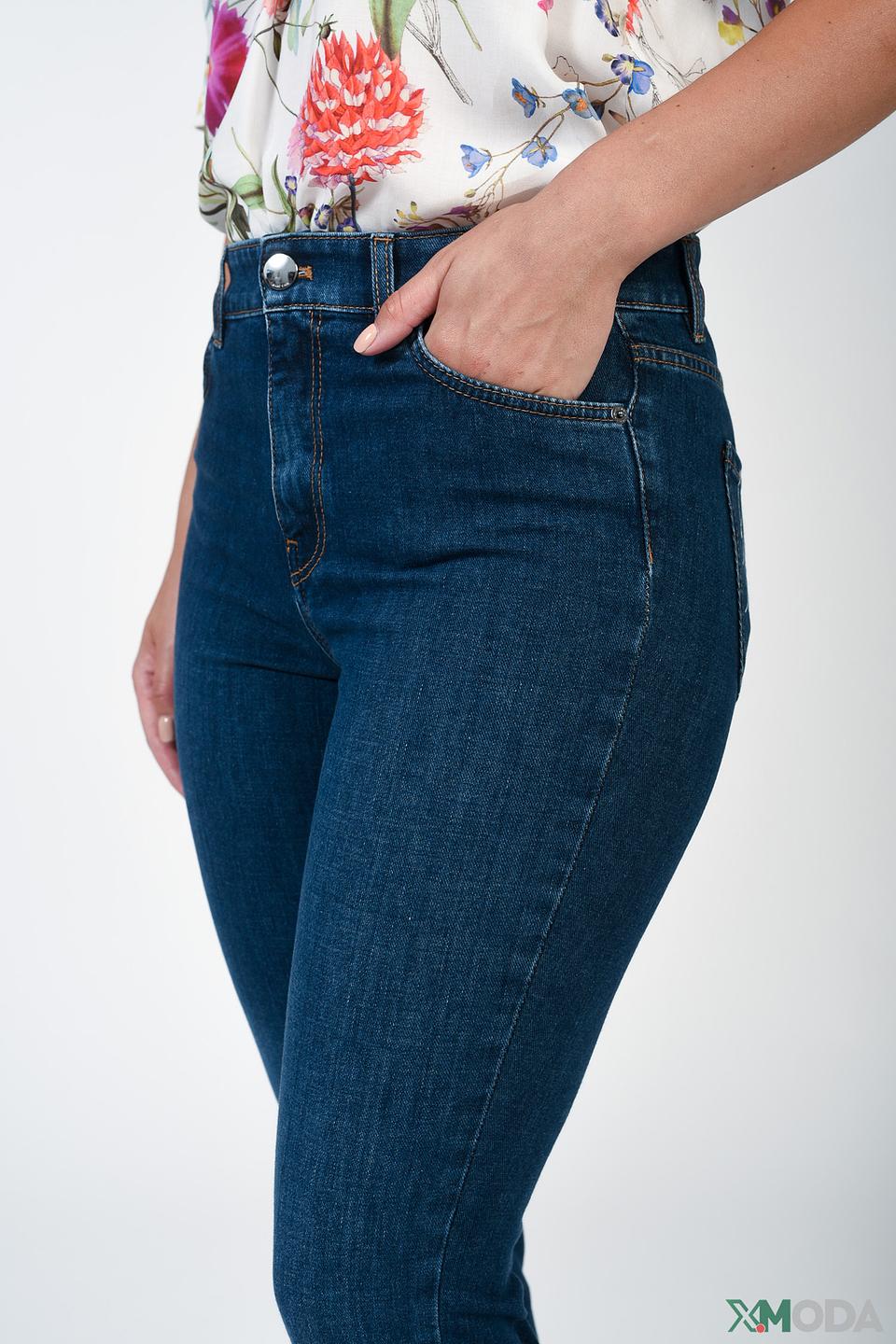 Джинсы скинни Marc Cain тёмно-синие