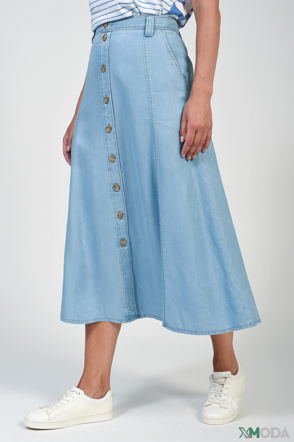 Юбка Gardeur деним светло-голубая