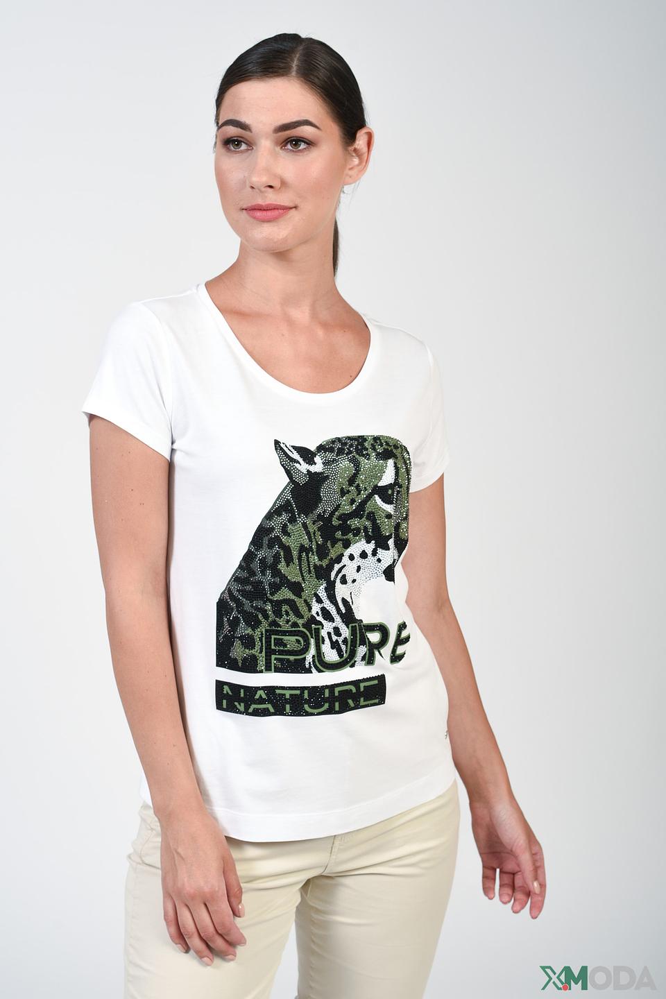 Футболка Monari с леопардовым принтом