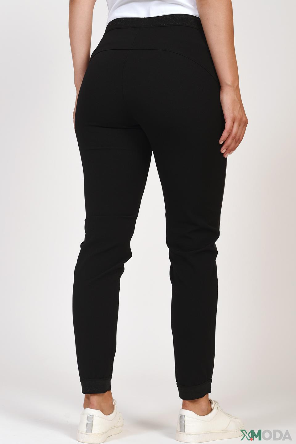 Брюки Lecomte экокожа черные