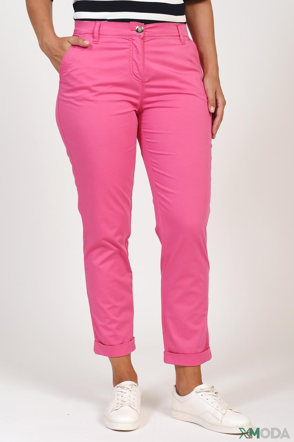 Брюки Michele фуксия с манжетами