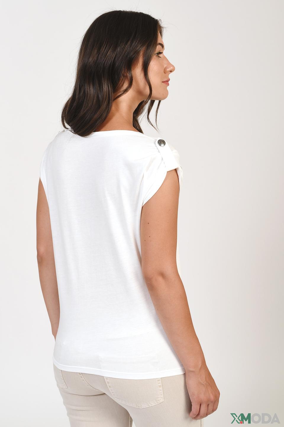 Футболка Monari с принтом белый