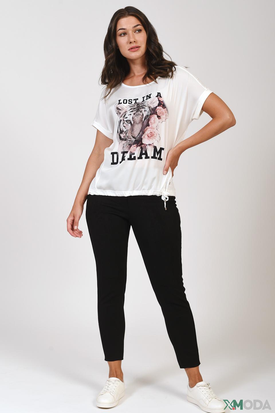 Футболка Monari с тигром белый