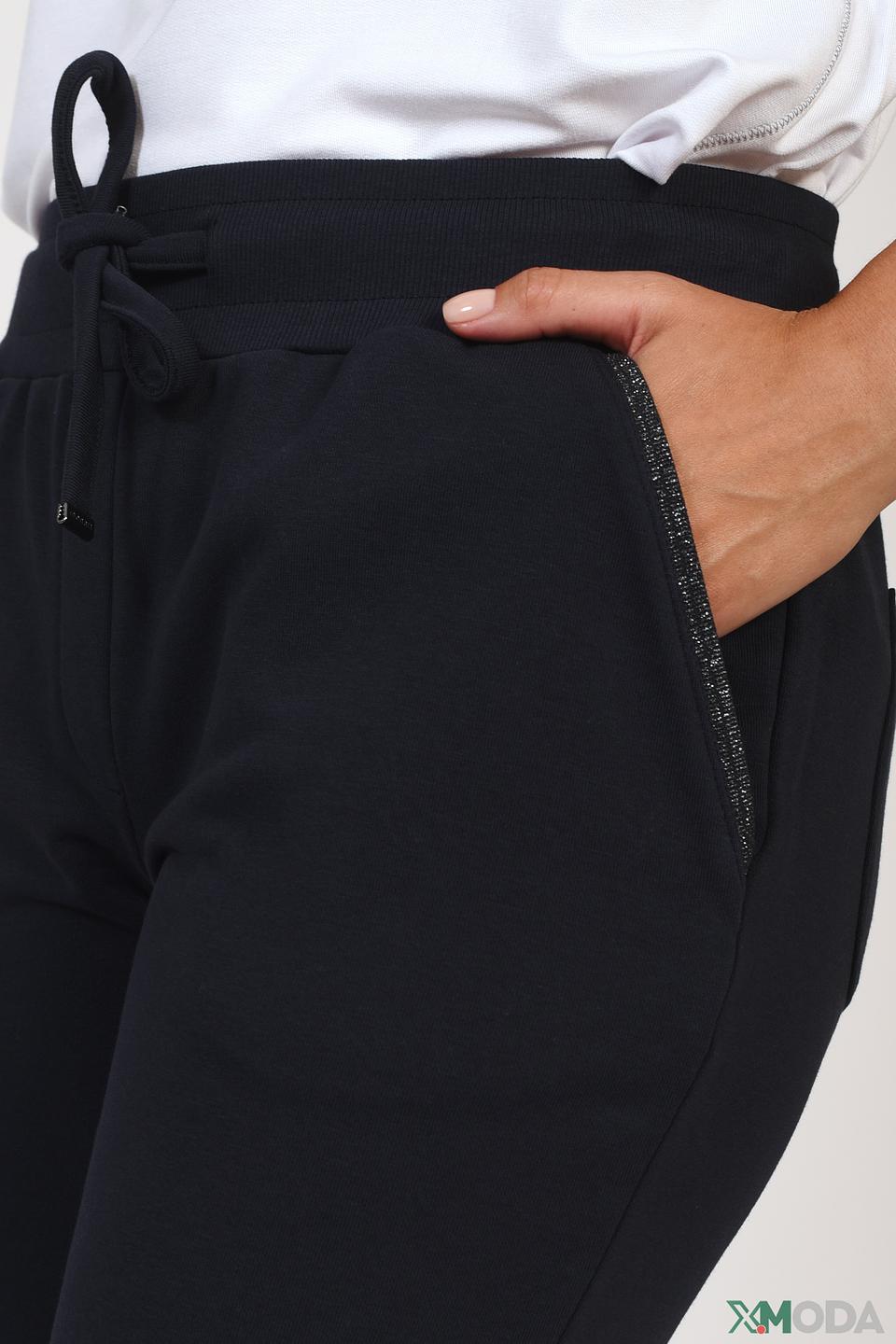 Брюки Monari чёрные с манжетами