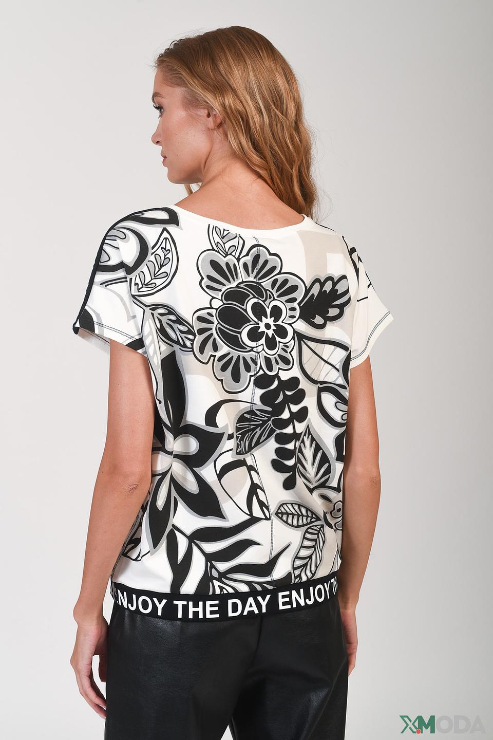 Футболка Monari с цветочным принтом