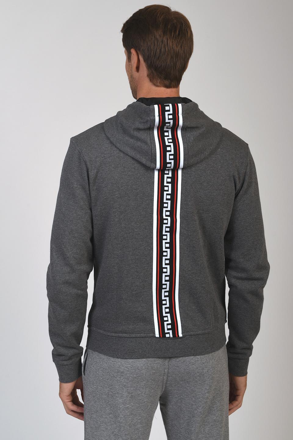 Кардиган Pezzo с капюшоном серый