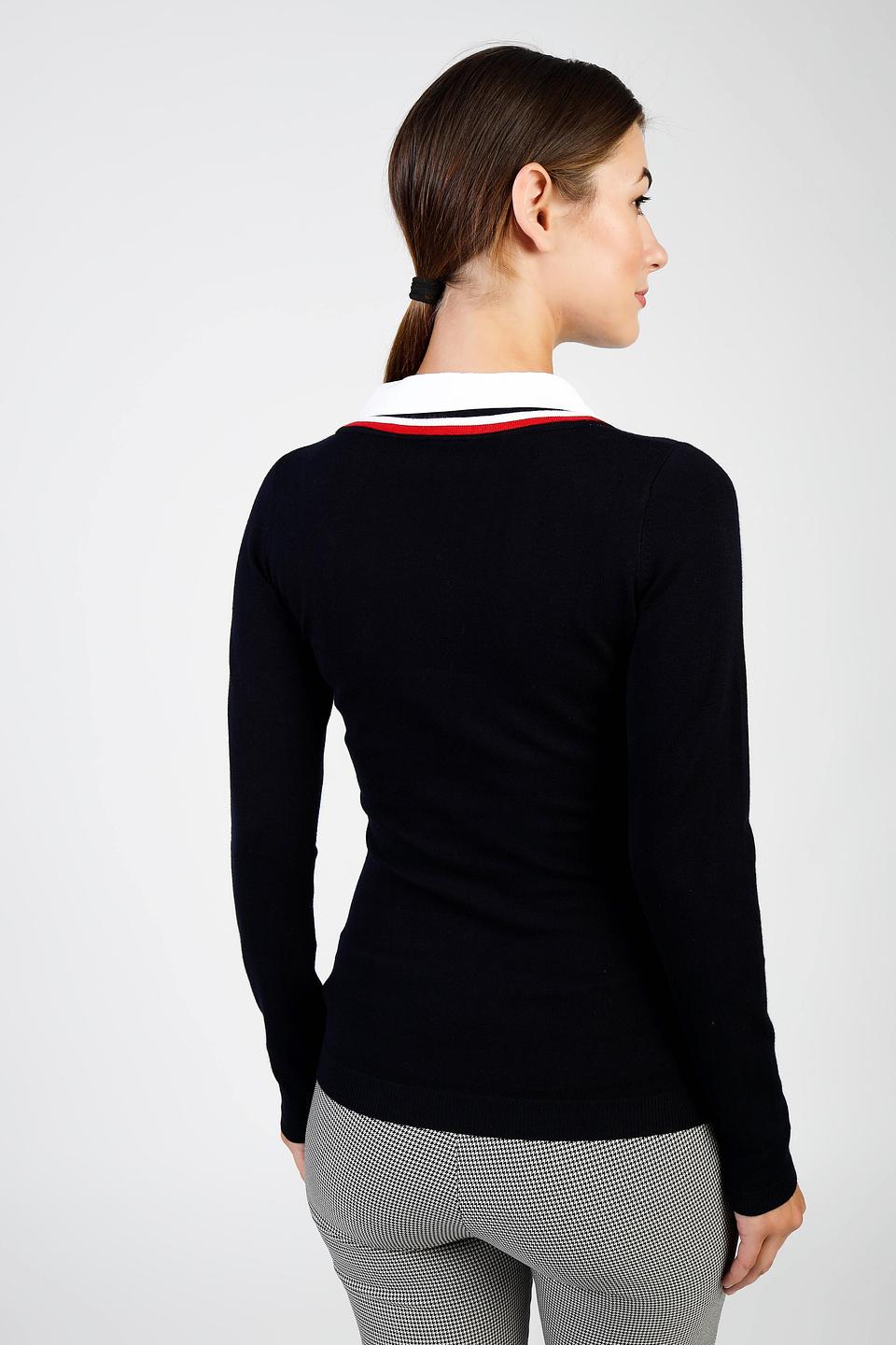 Пуловер Just Valeri с V-образным вырезом